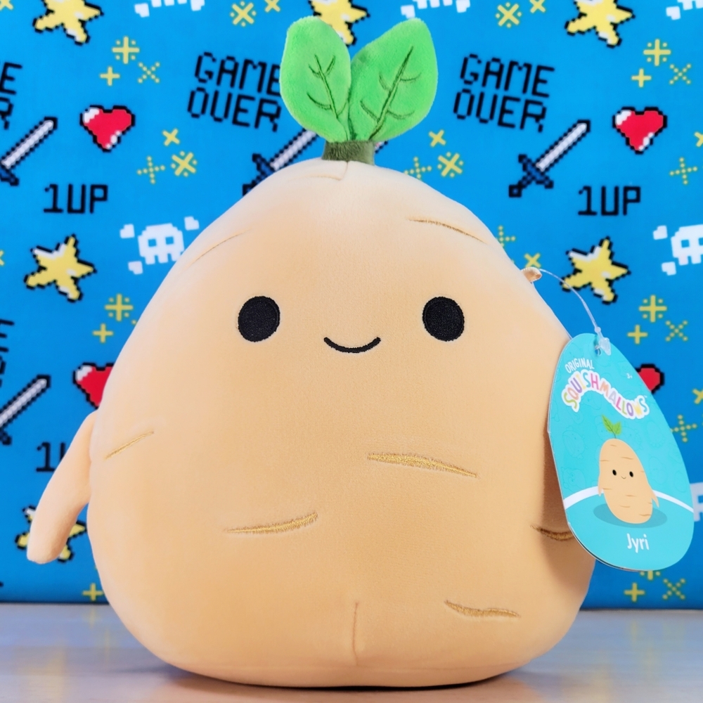 Squishmallow Jyri the GinSeng 7" UltraSoft Foodie Squad Plush NWT